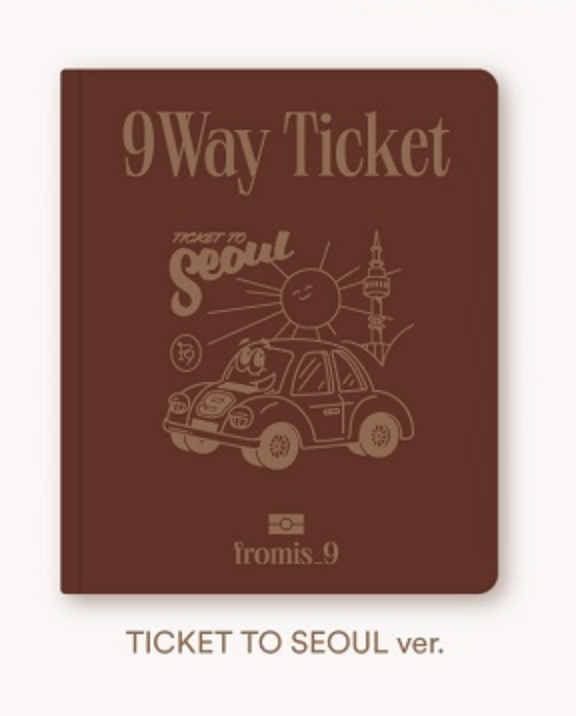 fromis_9 - Single Album Vol.2 [9 WAY TICKET] หน้าปก TICKET TO SEOUL Ver.