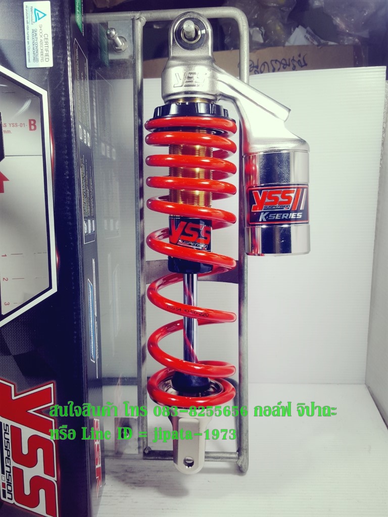 (Click 125 i) โช้คอัพหลังเดี่ยว YSS รุ่น K-Series สำหรับ Honda Click 125 i และ Honda Zoomer X และ Yamaha TTX