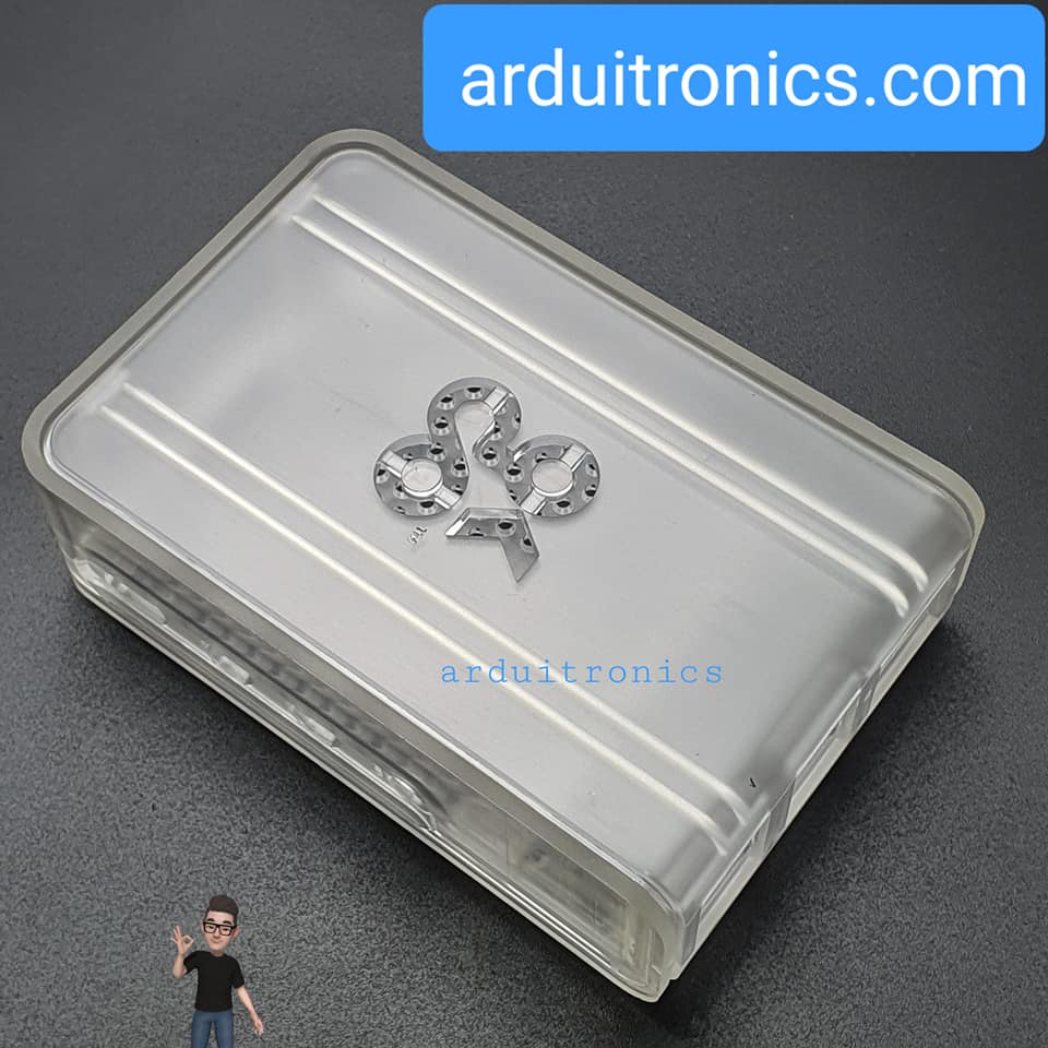 Official Case for Raspberry Pi 4ฺB Transparent - แบบฝาเลื่อน (สีใส)