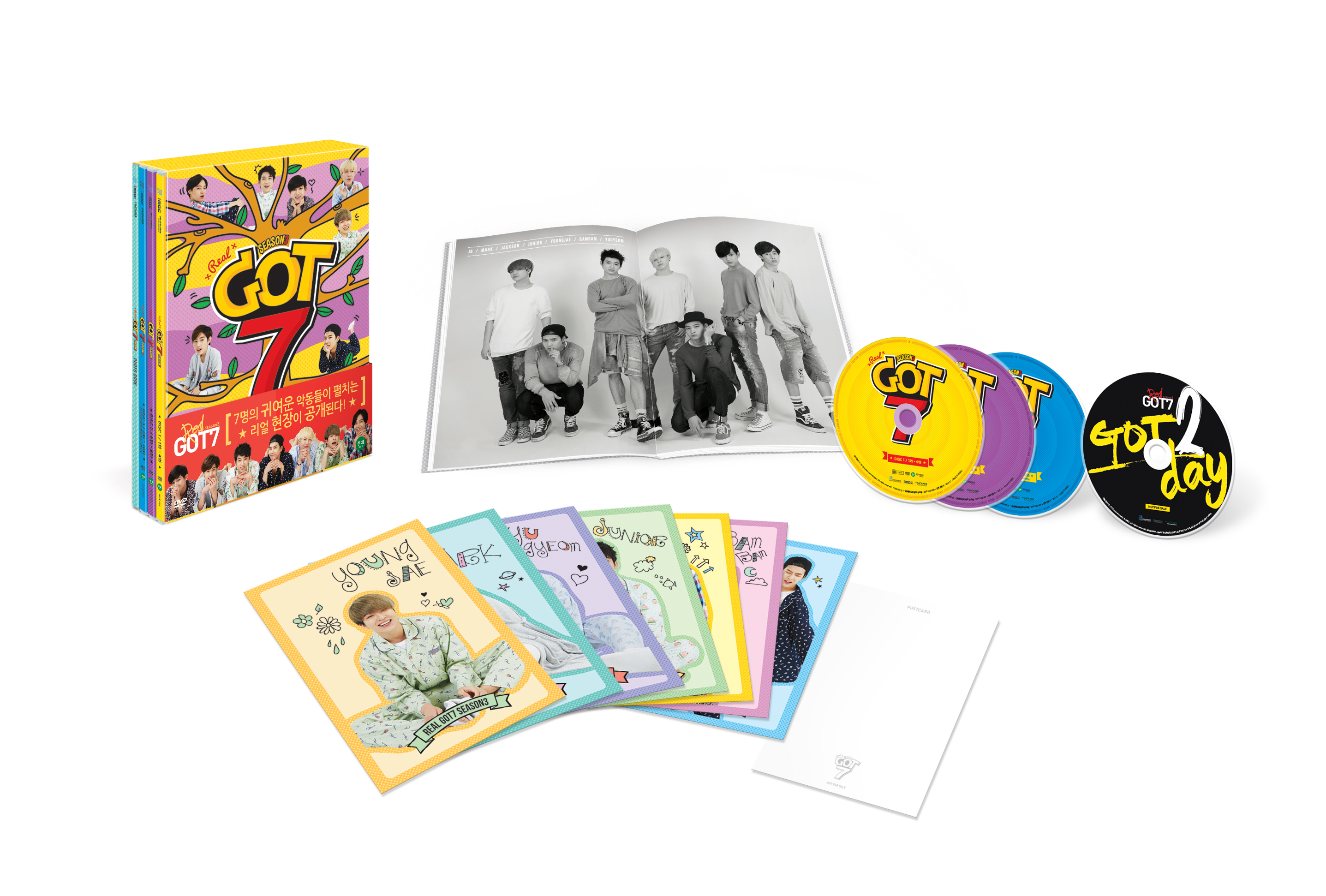 DVD REAL GOT7 SEASON3 พร้อมส่ง