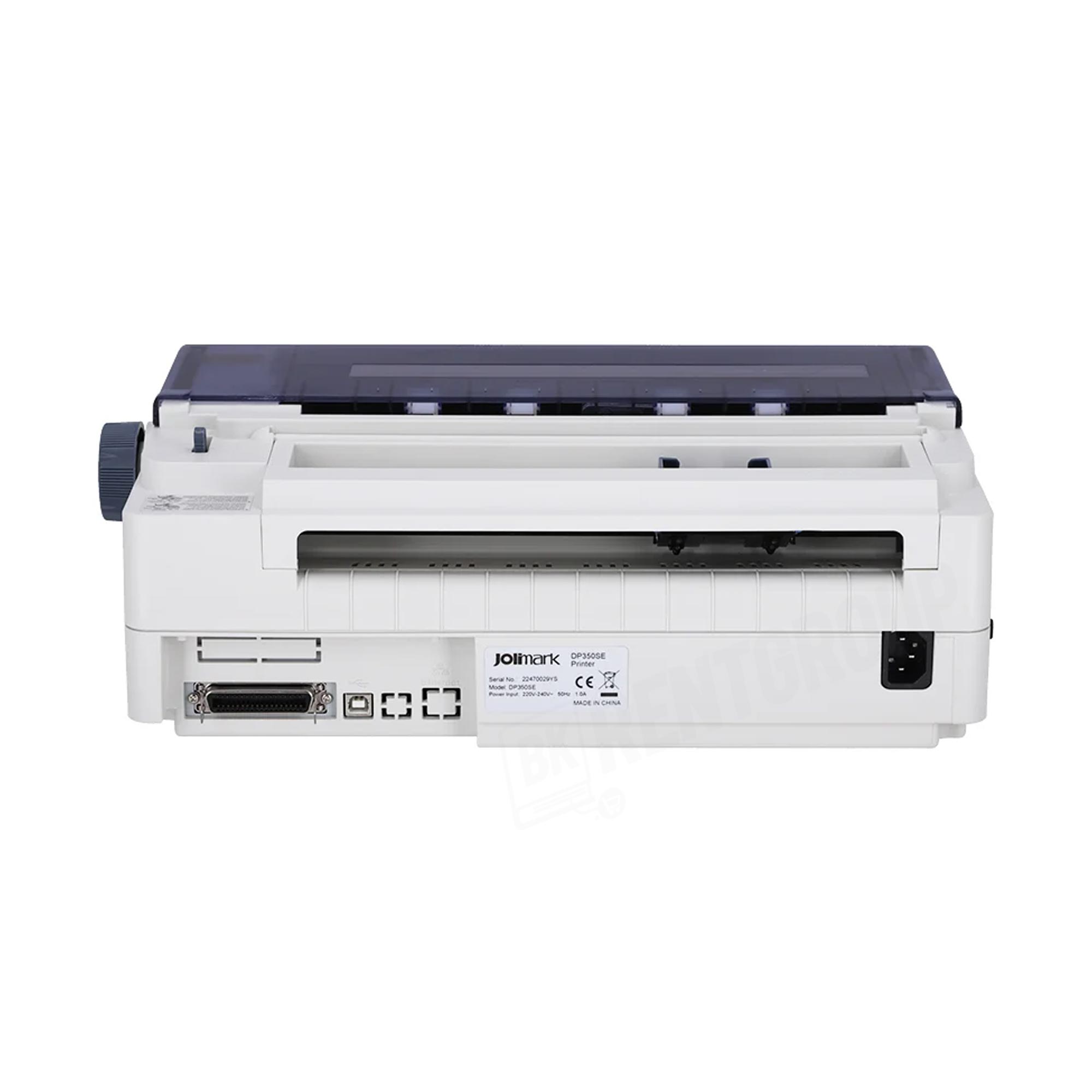 เครื่องพิมพ์ DOT MATRIX Jolimark DP-350SE(S) สินค้ารับประกันศูนย์ไทย 1ปี มาพร้อมผ้าหมึกจำนวน2ชุดให้ใช้งาน