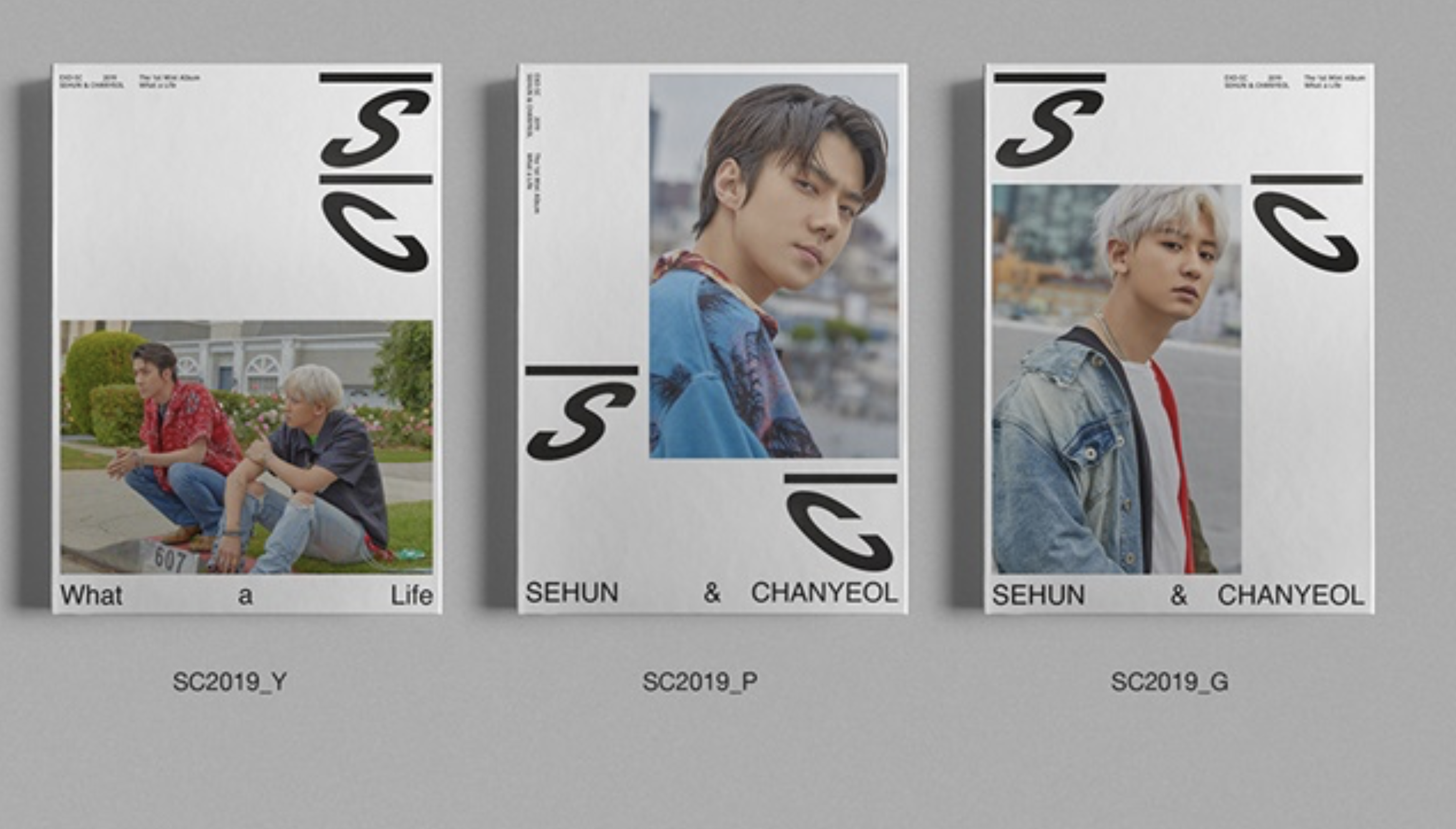EXO-SC - Mini Album Vol.1 [What a life] แบบ set 3 หน้าปก