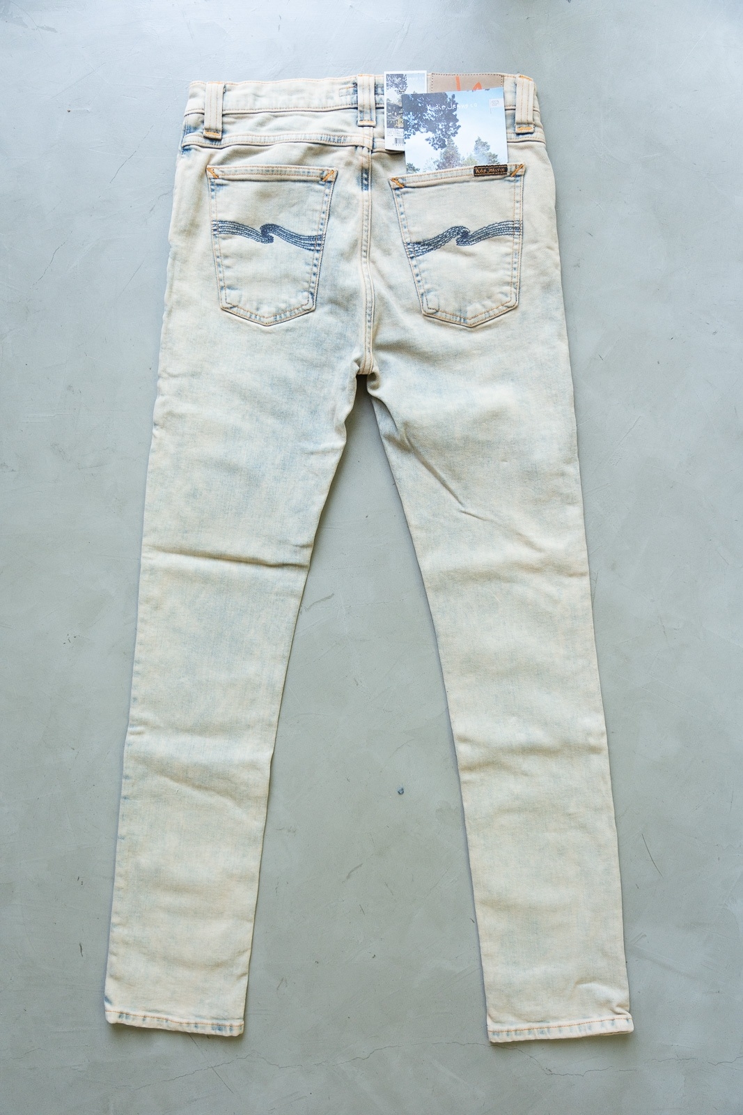 [DEFECT] High Kai Cobalt Navy ยีนส์ฟอกเอวสูง ทรงสกินนี่ Nudie Jeans ของแท้ 100%