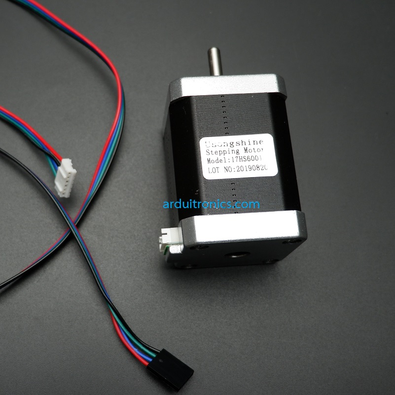Stepping Motor แรงบิด 0.8N.m 1.5A (17HS6401) + สายเคเบิลหัวแบบ DuPont