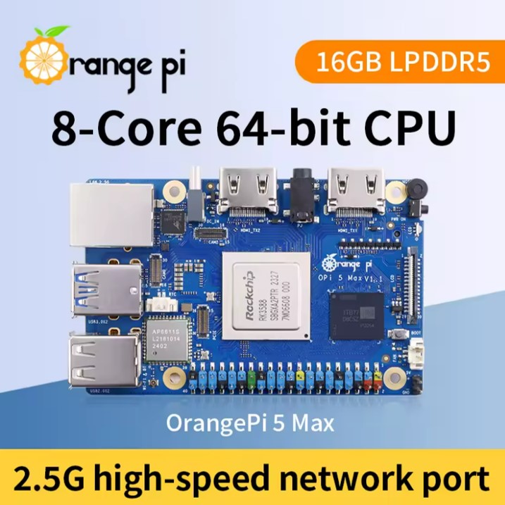 Orange Pi 5 Max (16GB RAM) - Orange Pi