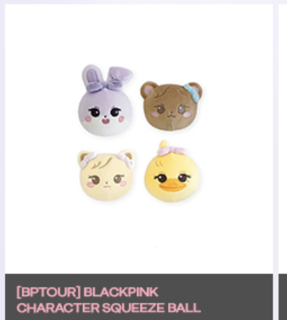 BLACKPINK - ของสะสมงานคอน BLACKPINK WORLD TOUR [BORN PINK] SEOUL - Character Squeeze ball ระบุ ชื่อ - ส่ง เครืองบิน
