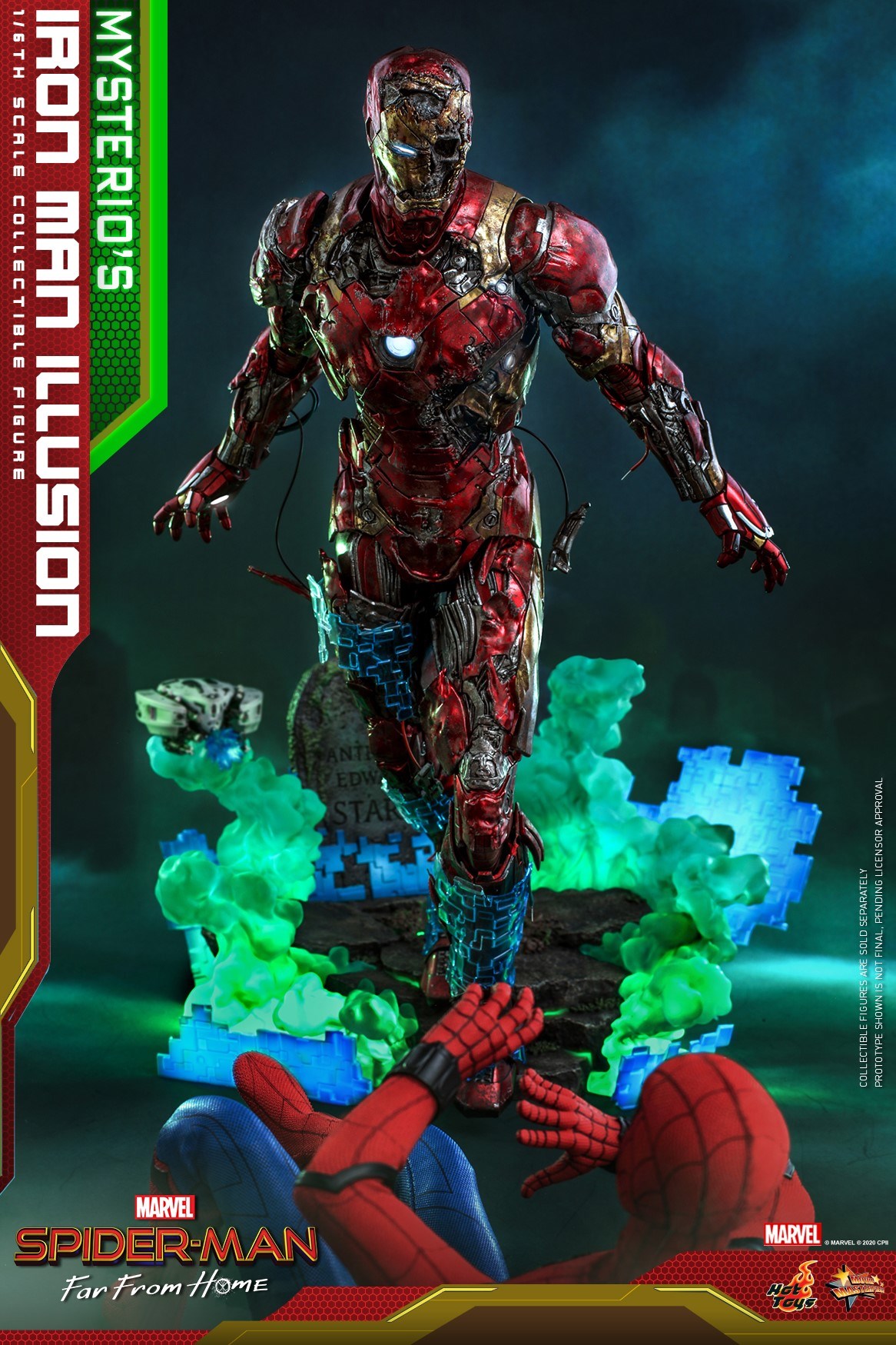 "Pre-Order" Hot Toys Spider Man Far From Home - 1/6th scale Iron Man Illusion