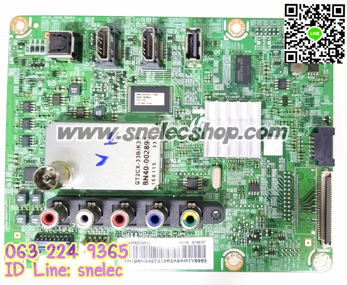 เมนบอร์ด SAMSUNG : รุ่น UA40H4200AKXXT พาร์ท BN94-07319B
