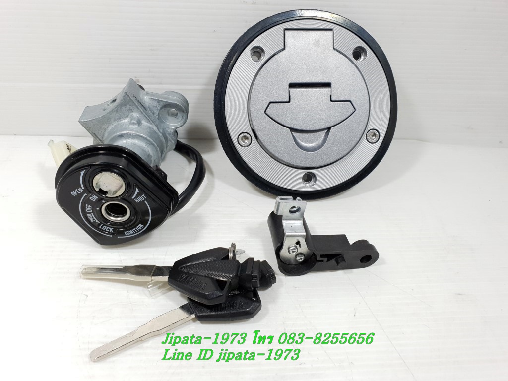 (M-Slaz) ชุดสวิทช์กุญแจ ชุดใหญ่ Yamaha M-Slaz แท้ (สินค้า ของแท้ราคาพิเศษ ไม่มีกล่อง)