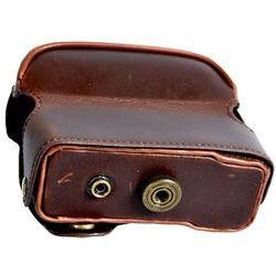 กระเป๋าหนังใส่กล้องCanon Powershot G9 G10 G11 G12 สีกาแฟ