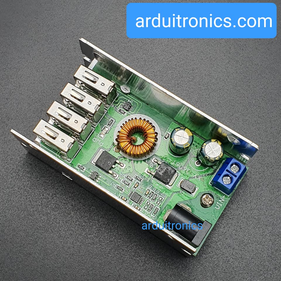 9V-36V To 5V 5A Step Down Buck Converter Module Power Supply LED Lithium Charger