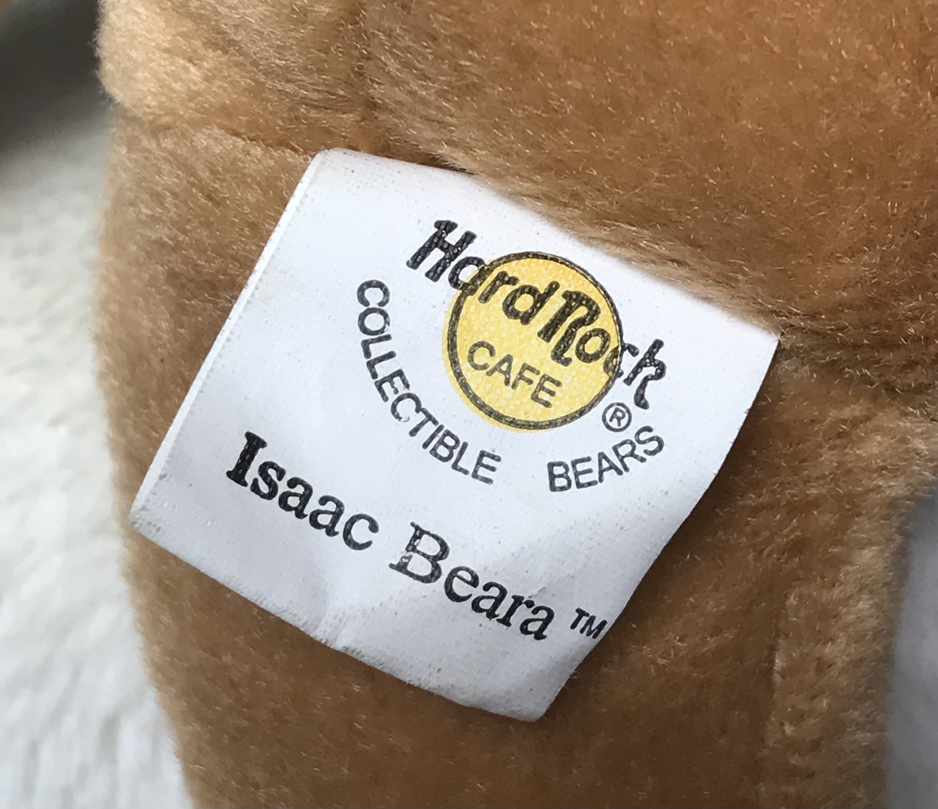 ราคาต่อชิ้น ตุ๊กตาหมี 8 นิ้ว Rare Hard Rock Cafe NEW YORK CITY ISAAC BEARA TEDDY BEAR /Teddy Bear GUAM USA 2008 Collection
