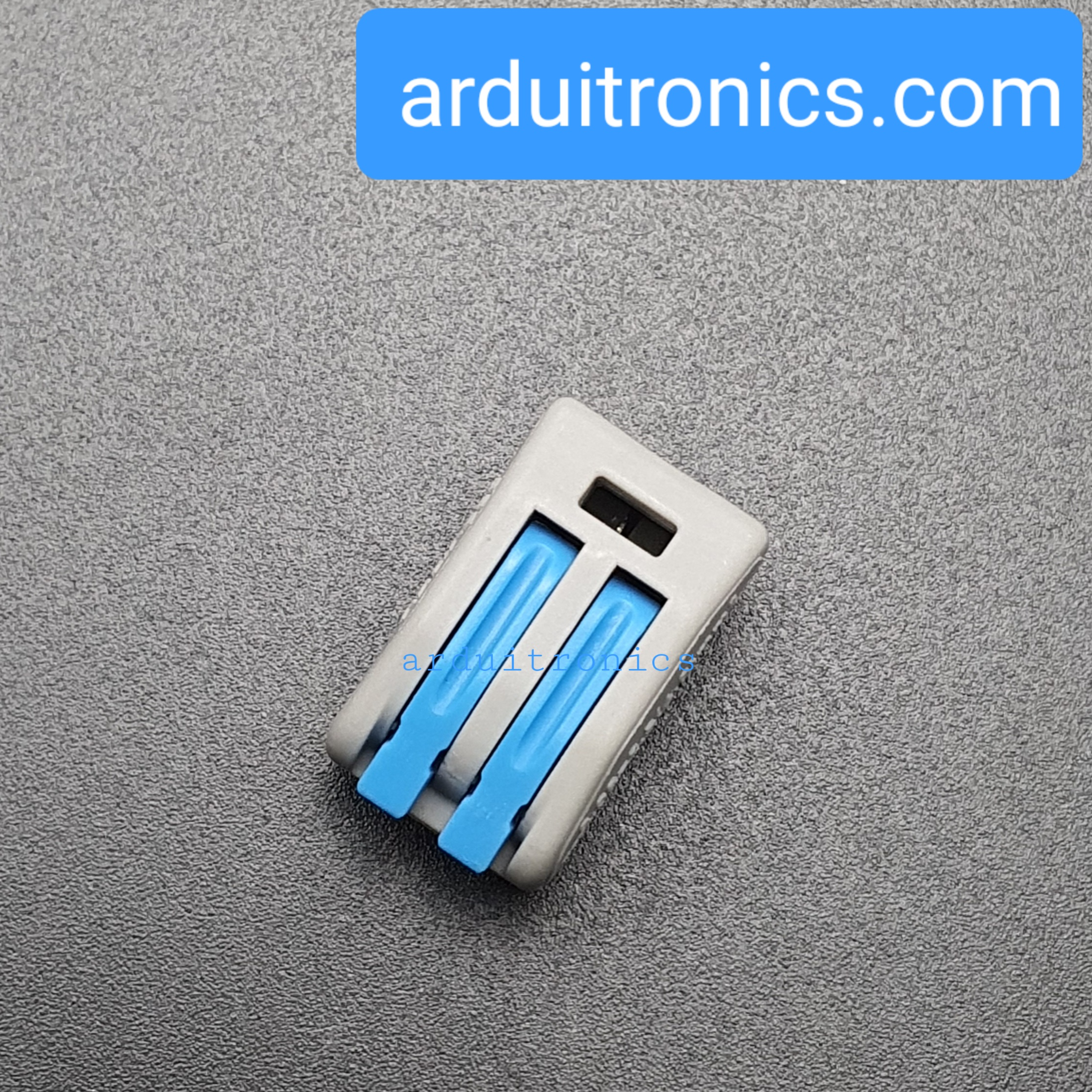[สีฟ้า] Terminal ต่อสายไฟแบบเร็ว 2 จุด Wire Connector Quick Terminal 0.75-4 Square Slitter PCT-212