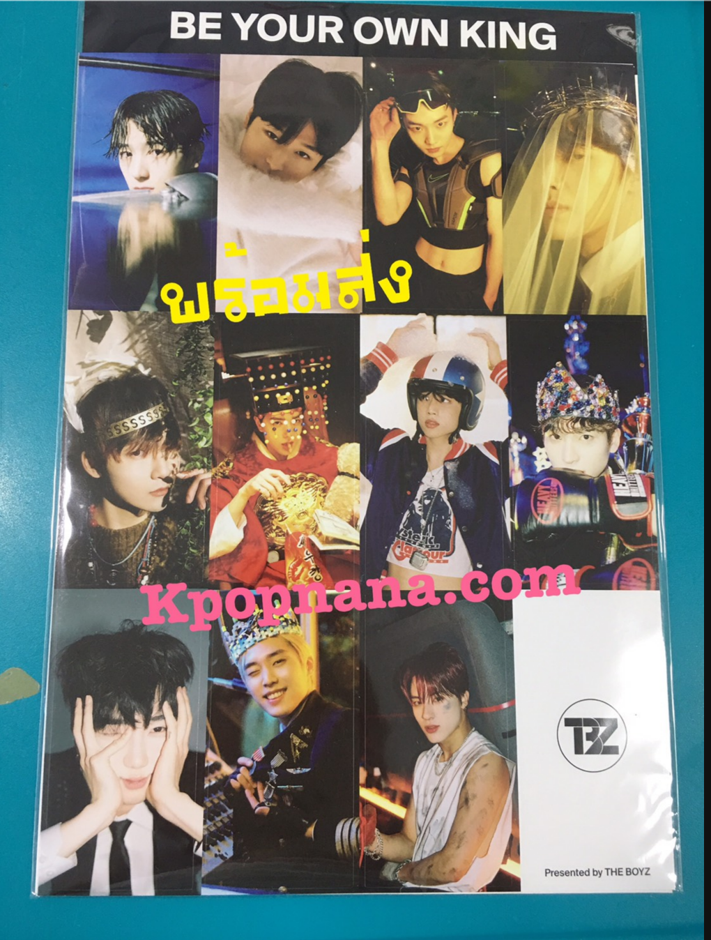THE BOYZ - STICKER SET / BE YOUR OWN KING พร้อมส่ง
