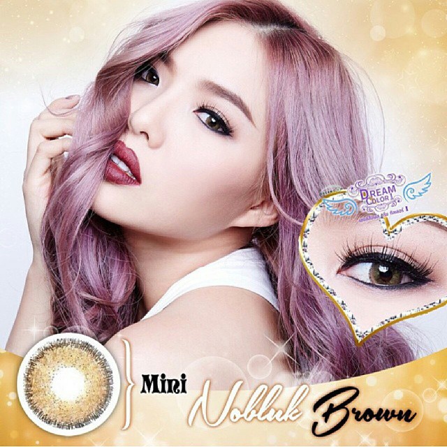 Dreamcolor รุ่น Mini Nobluk สี Brown Mini Nobluk Brown คอนแทคเลนส์