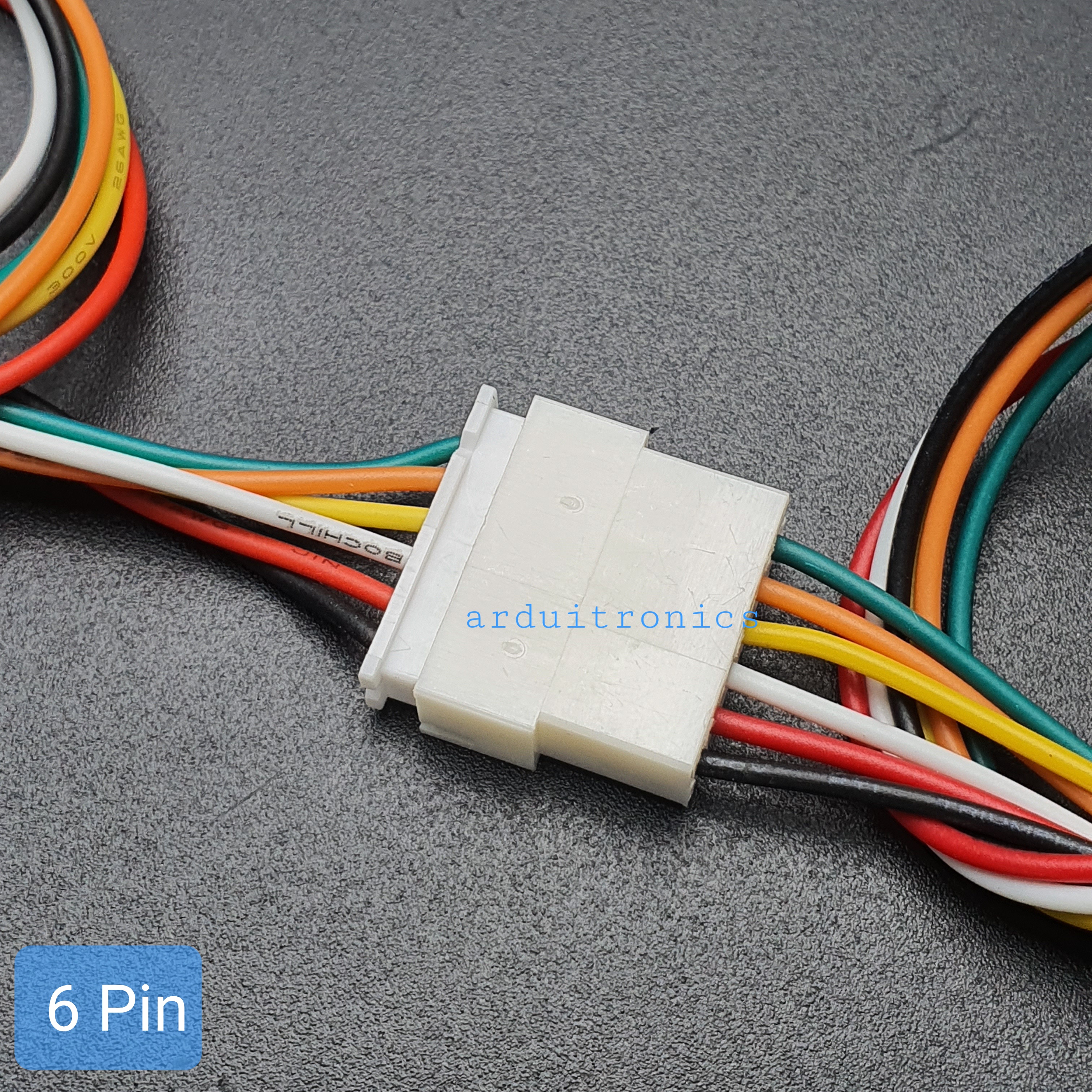 สายไฟ Xh2.54mm 6-Pin Female + Male Head ยาว 20cm (2 เส้นคู่ หัวตัวผู้และหัวตัวเมีย)