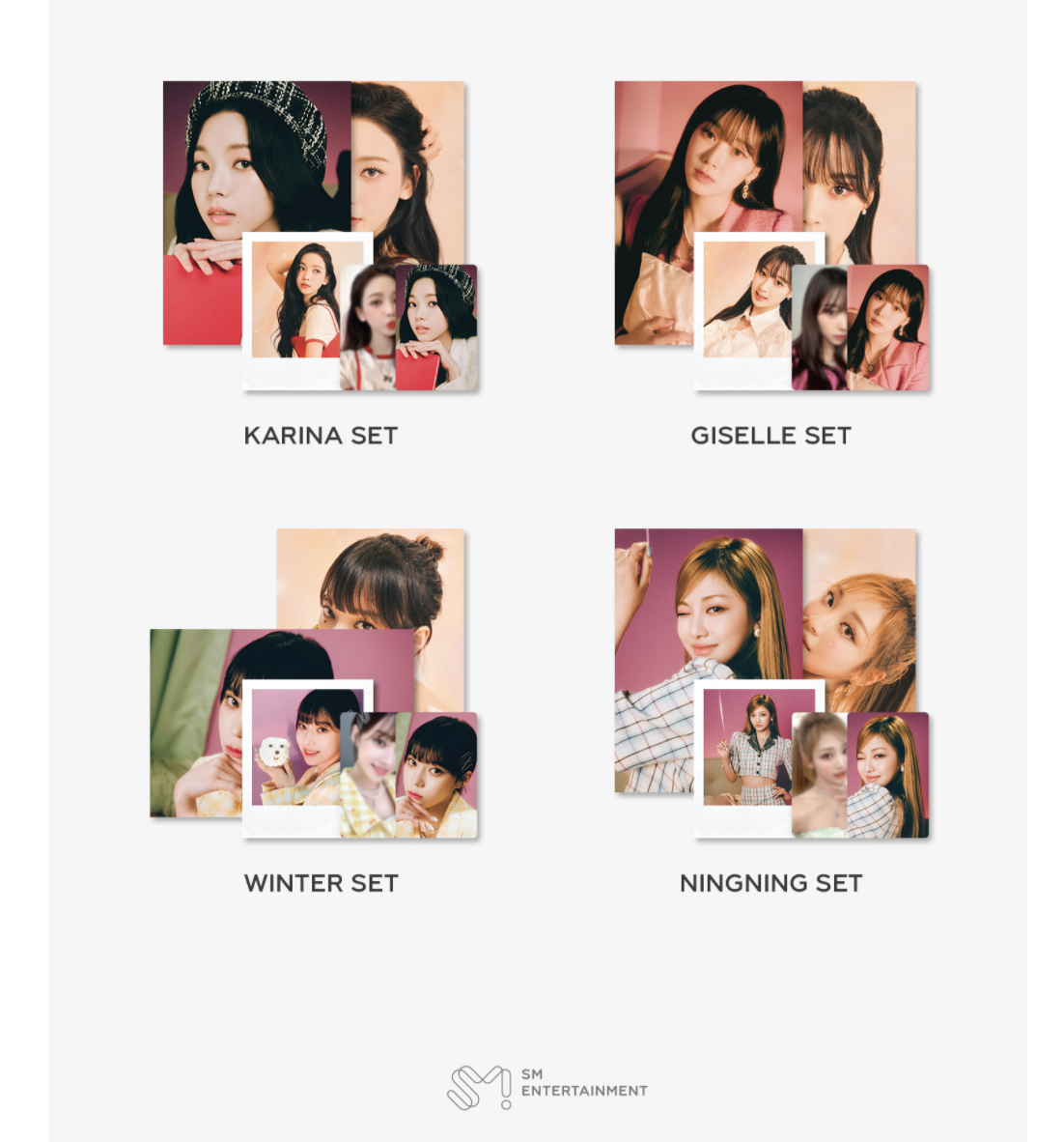 aespa - ของสะสม 2022 SM ARTIST SEASON'S GREETINGS PHOTO PACK - แบบ karina