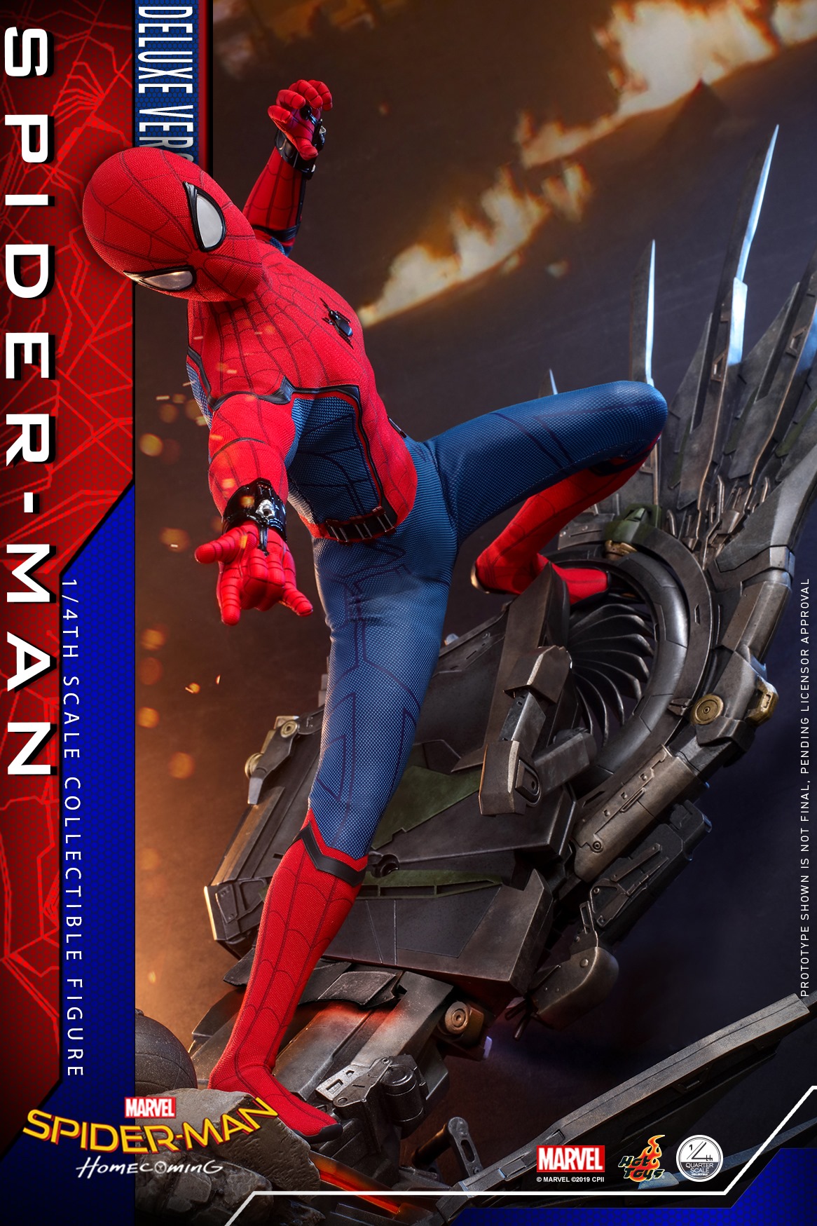 "Pre-Order" Hot Toys Spider-Man: Homecoming - 1/4th scale Spider-Man Collectible Figure (Deluxe Version)
