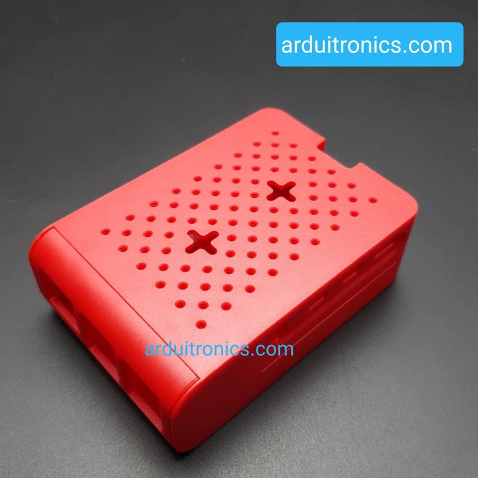 Raspberry Pi 4B Case (Red Color) สีแดง