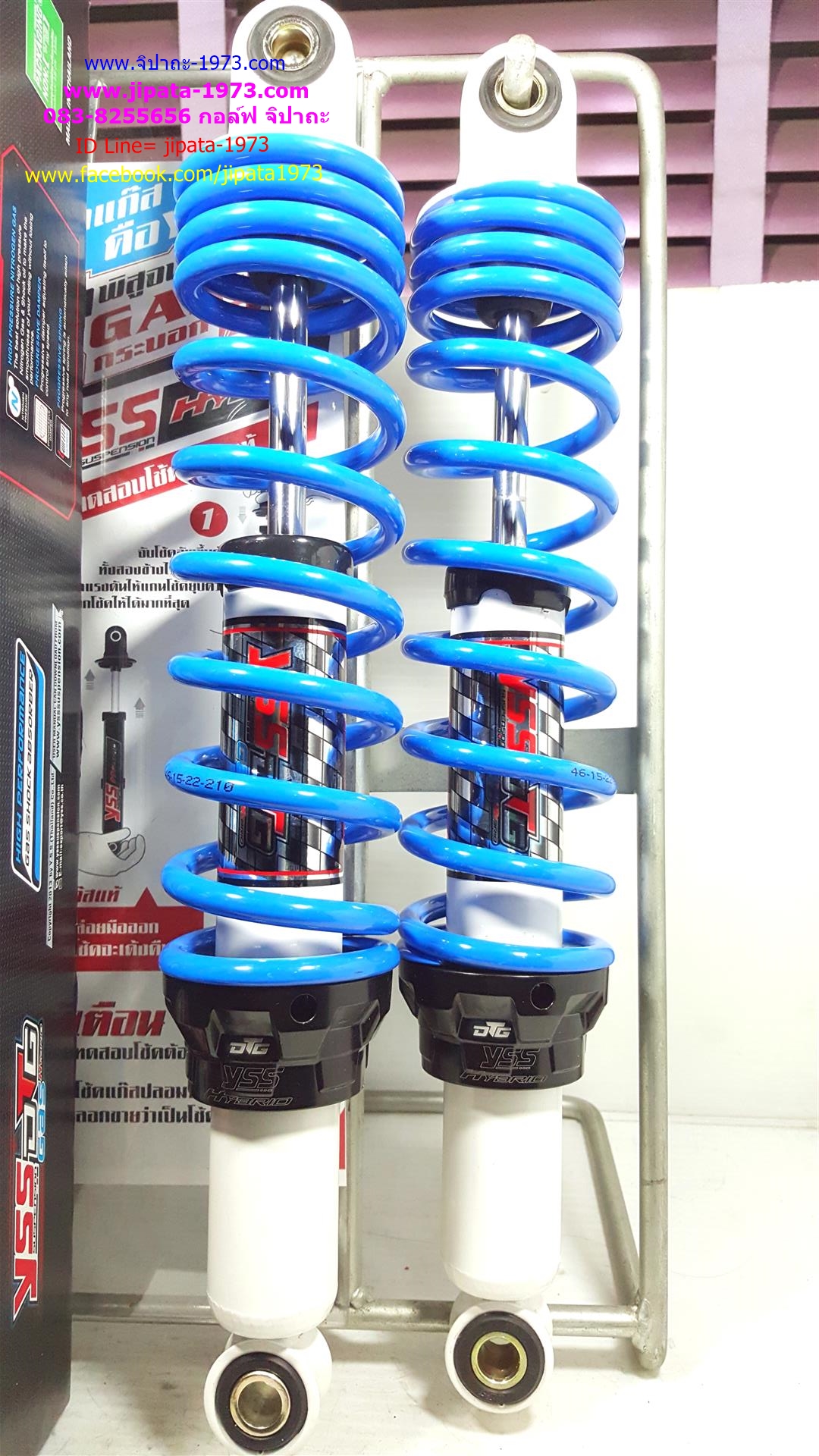 (Wave)โช้คอัพหลังคู่ YSS รุ่น DTG (ไฮบริด) สำหรับ Honda Wave