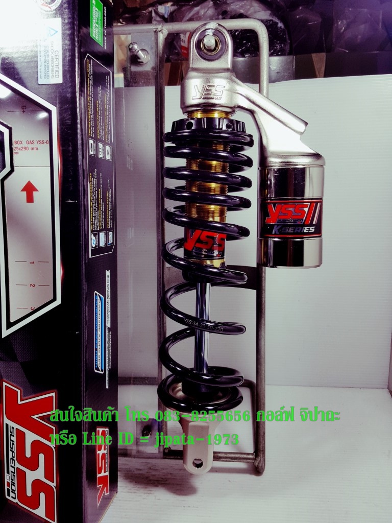 (Click 125 i) โช้คอัพหลังเดี่ยว YSS รุ่น K-Series สำหรับ Honda Click 125 i และ Honda Zoomer X และ Yamaha TTX