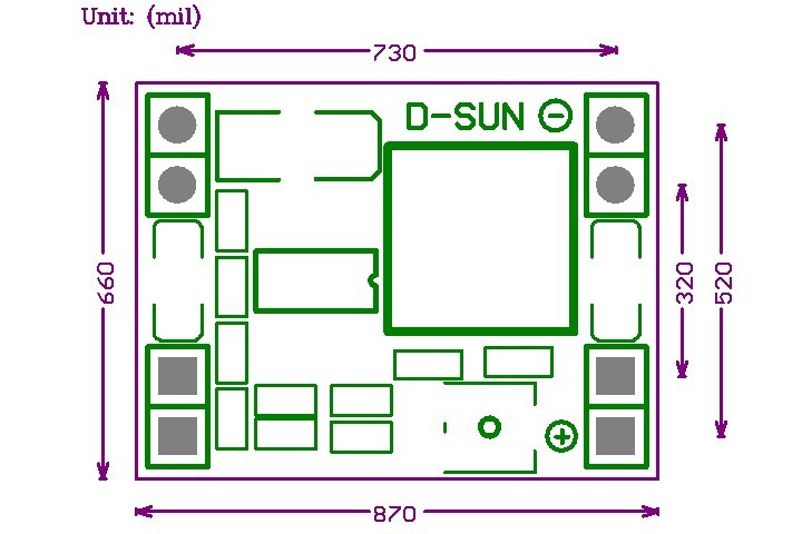 MP1584EN Mini DC Step Down 0.8-20V 3A