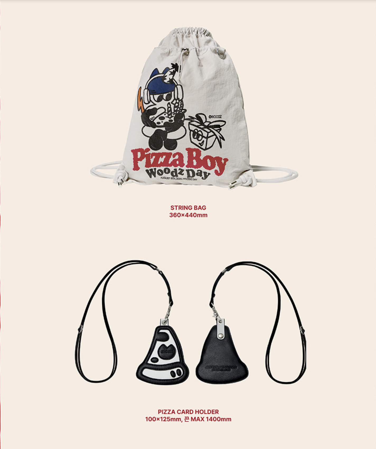 WOODZ -2025 WOODZ DAY Official MD - Pizza luv club kit - ขายสินค้า