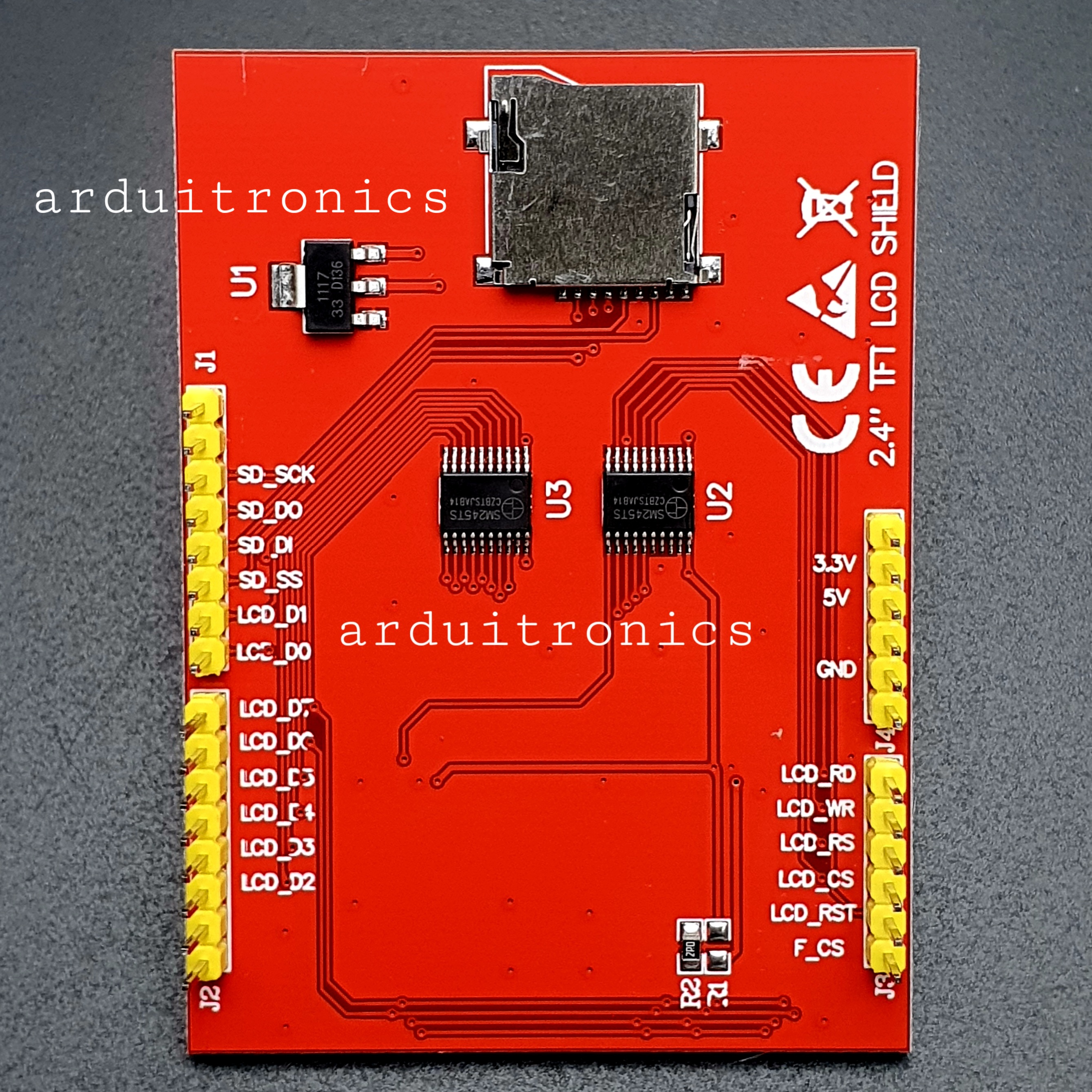 LCD TFT 2.4 inch Touch Screen Color Screen Module with Stylus (SD card) For Arduino UNO