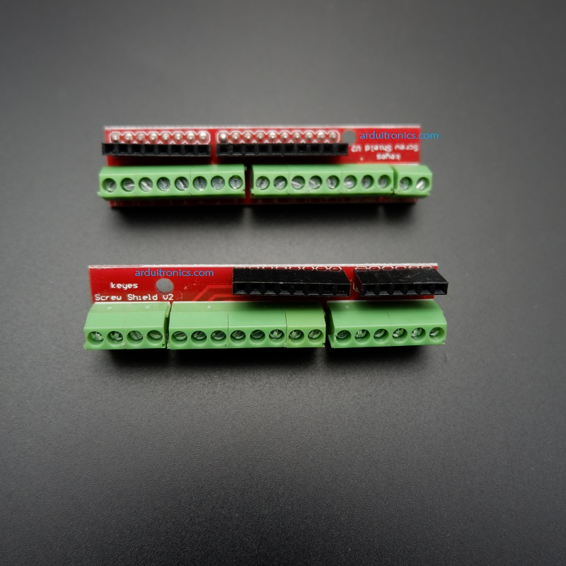 Arduino Screw Shield PCB สีแดง