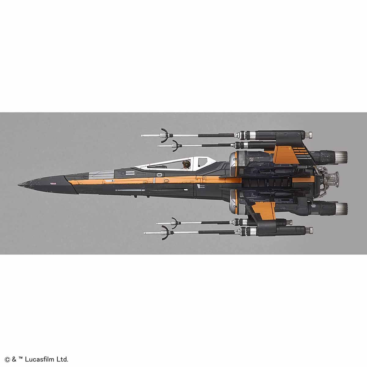 1/72 Poe's Boosted X-Wing Fighter (Star Wars : The Last Jedi)