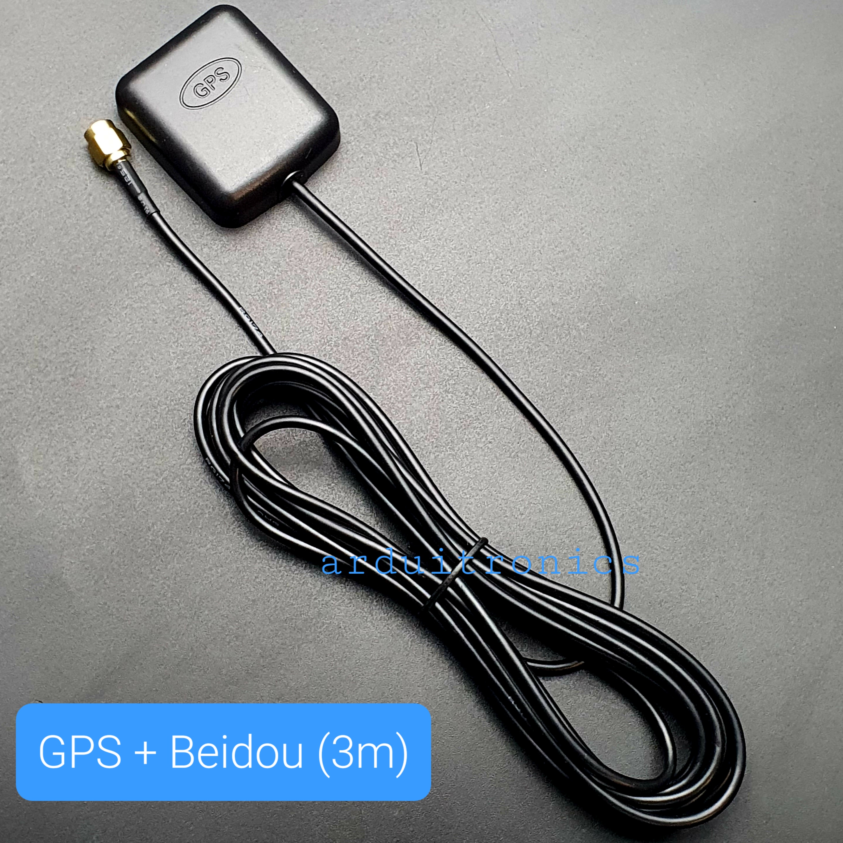 Dual-mode GPS Active Antenna + Beidou Active Antenna - Magnetic Mount (3 meter)