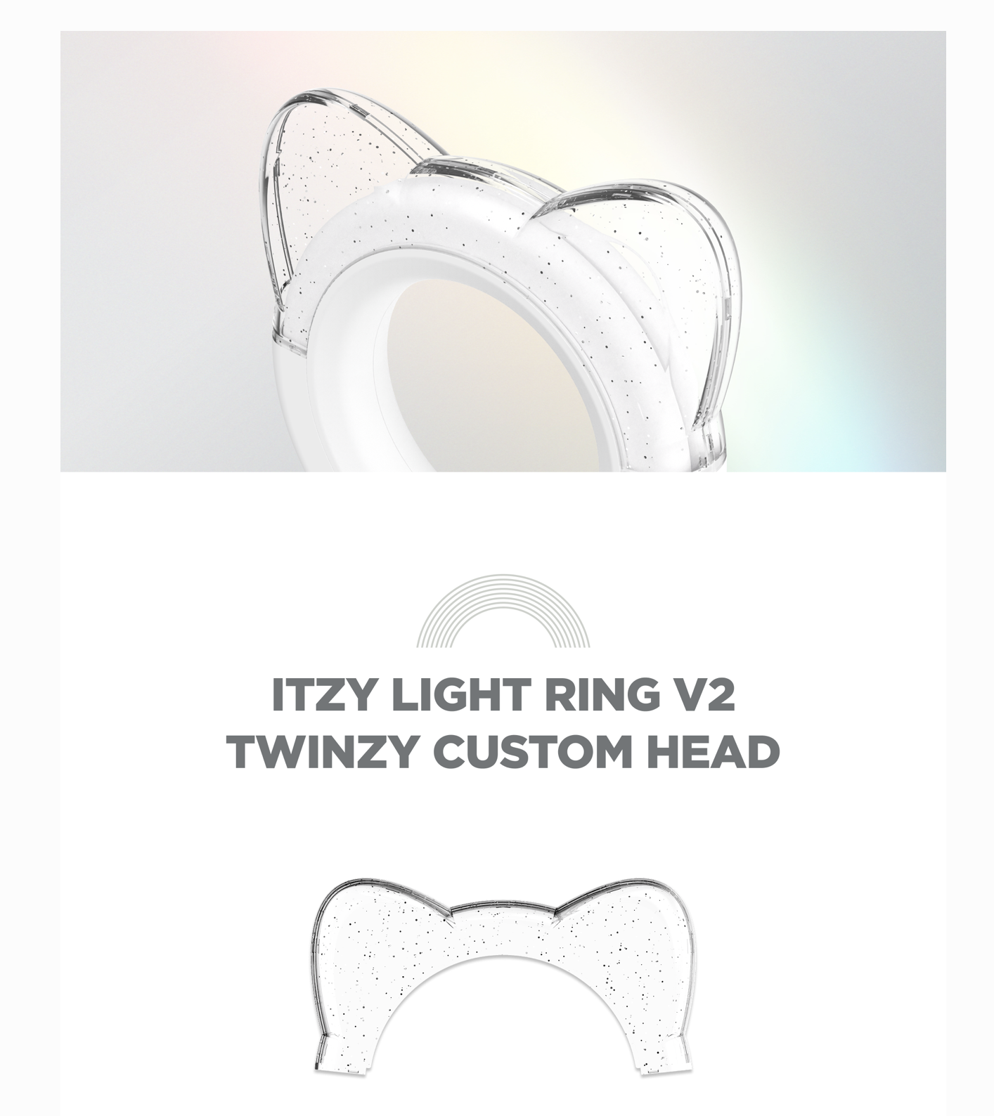 ITZY - ON AIR. -ITZY LIGHT RING V2 TWINZY CUSTOM HEAD - ขายสินค้า