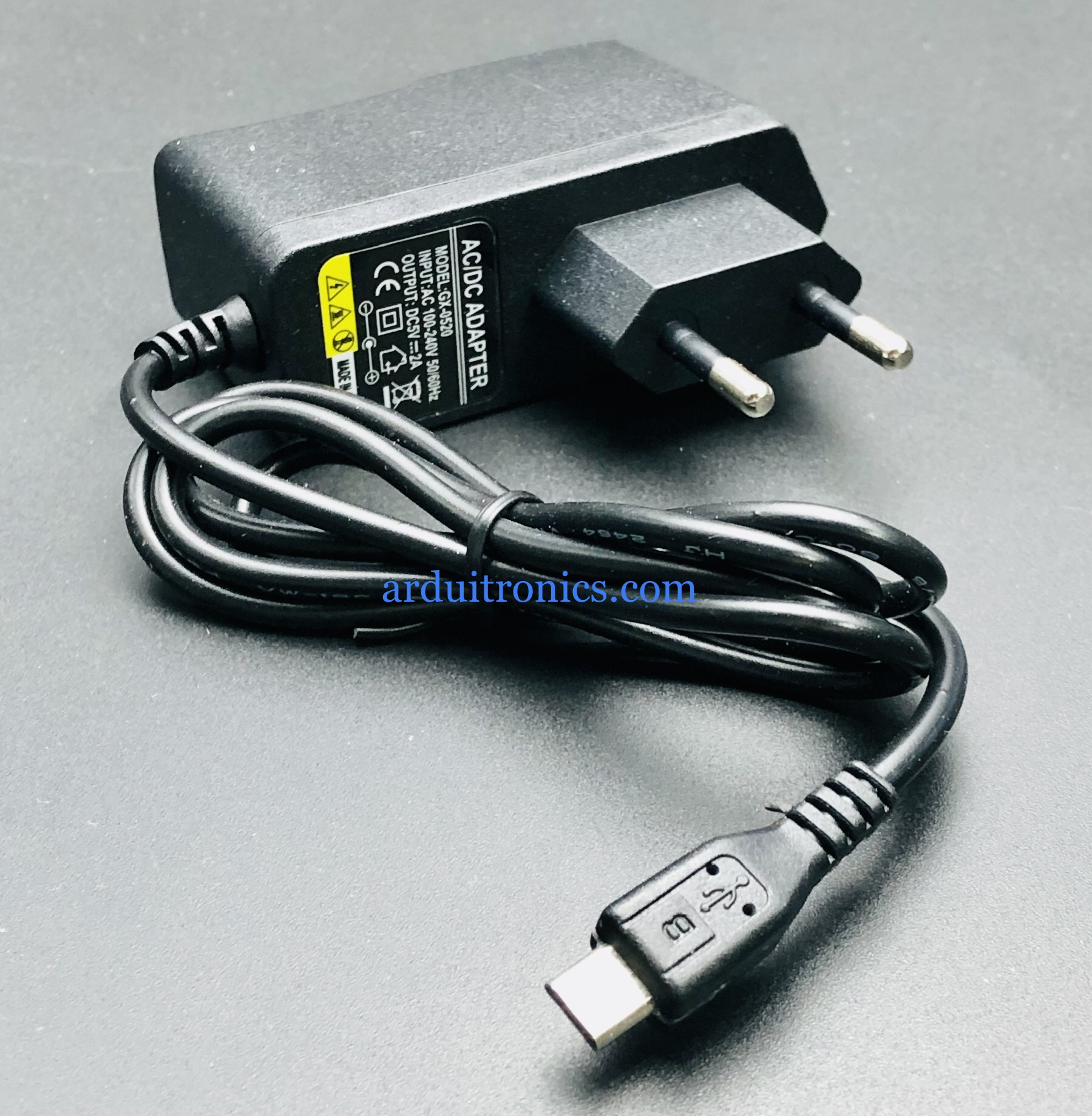 Raspberry Pi Power Adapter 5V 2A (micro USB) - หัวปลั๊ก EU