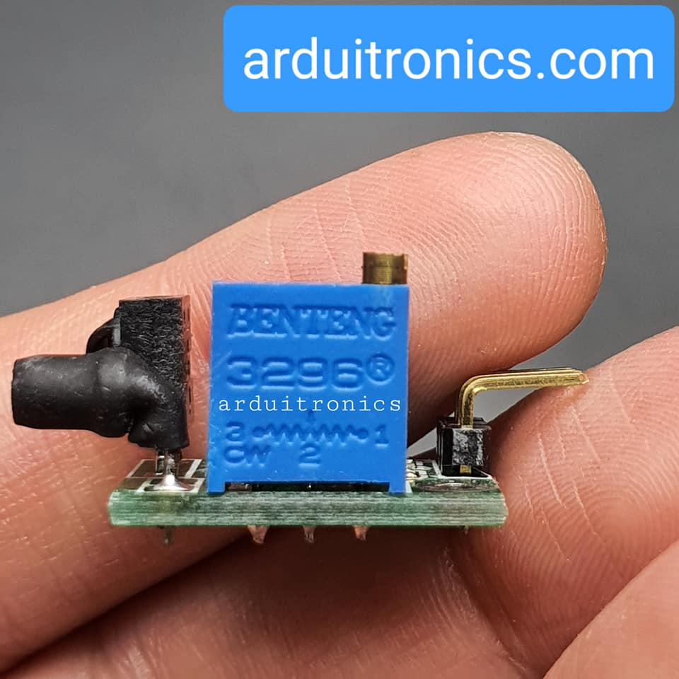 Infrared Obstacle Avoidance Sensor Ultra Small โมดูลเซ็นเซอร์สิ่งกีดขวางแบบอินฟาเรด 1-80 cm