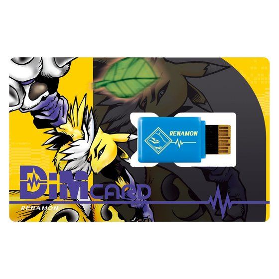 Dim Card GP Vol.01 Digimon Tamers 03 Renamon