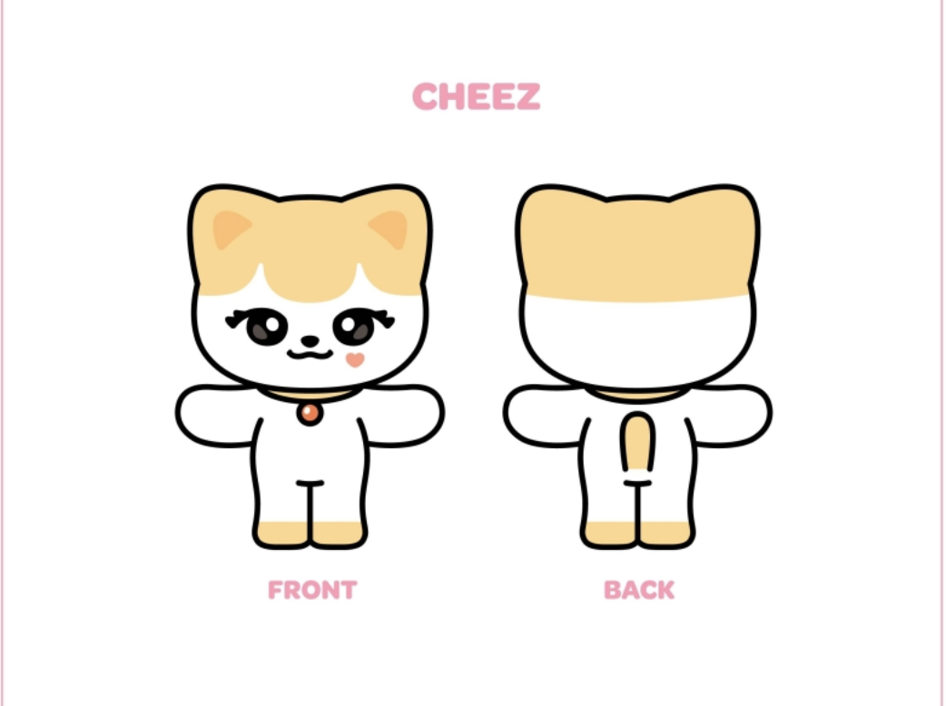 IVE - IVE CHARACTER PLUSH DOLL <MINIVE>. แบบ Cheez - ส่ง เรือ