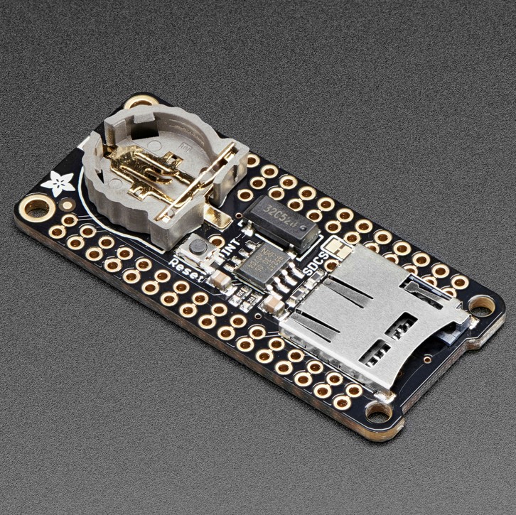 Adalogger FeatherWing - RTC + SD Add-on For All Feather Boards (แท้จาก Adafruit USA)