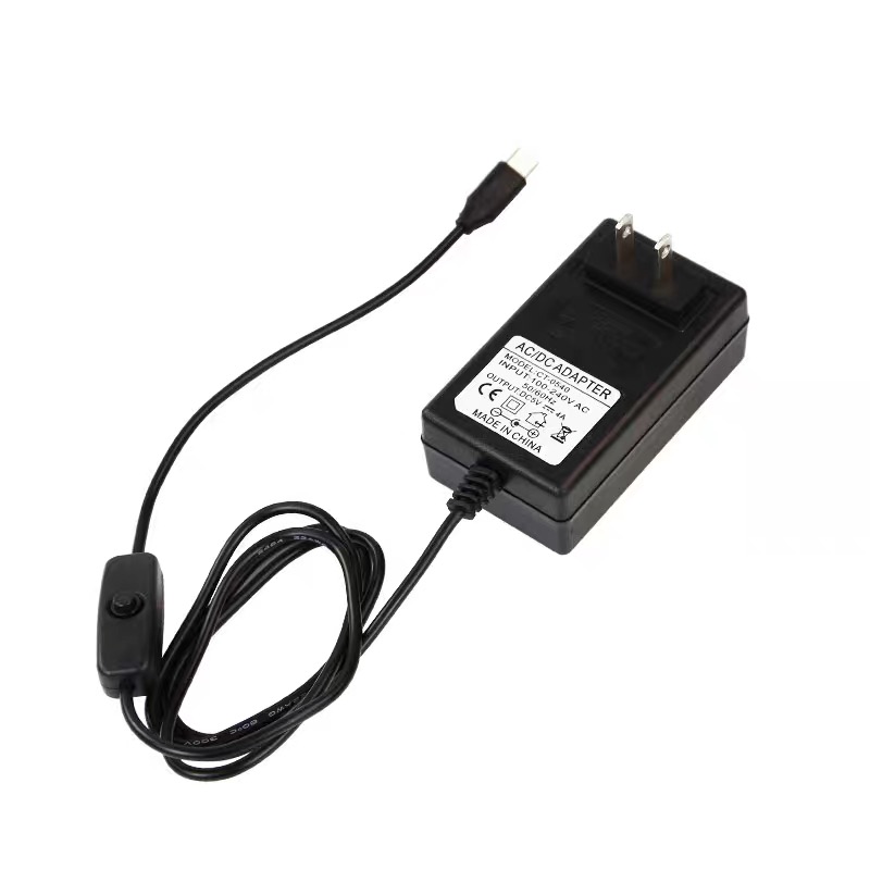 Power Adapter 5V 4A for NVIDIA Jetson Nano Type-C For Jetson Nano 2GB Raspberry Pi 4B พร้อมสวิตซ์