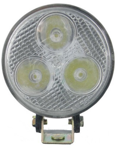 ไฟสปอตไลท์ แอลอีดี 3LEDs SPOT LIGHT กลม 9W 12V/24V ขนาดเลนส์ 3" (ราคาต่อ 2 ดวง)