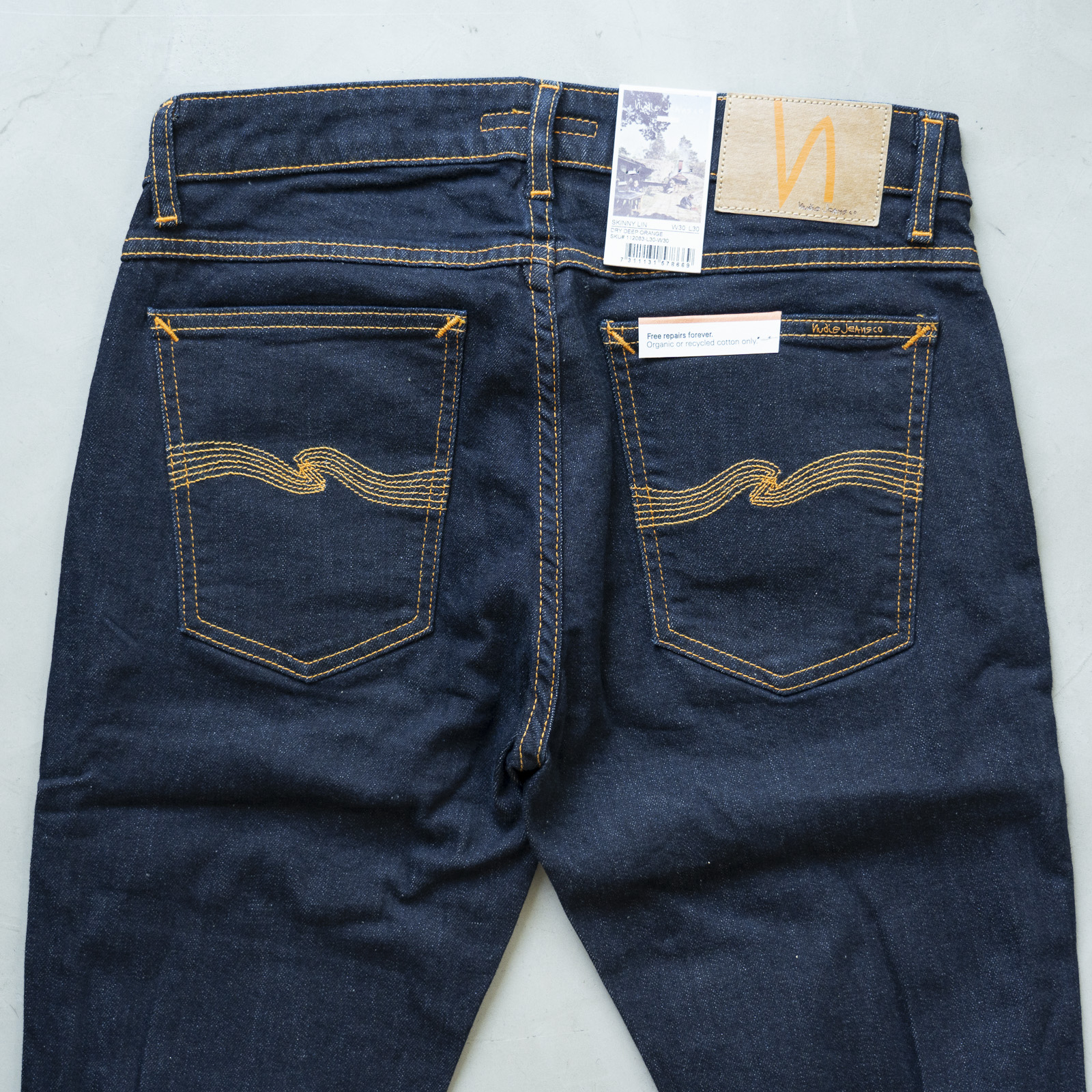 *Skinny Lin Dry Deep Orange