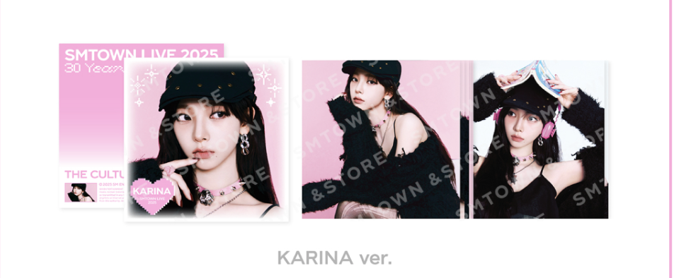 aespa -SMTOWN LIVE 2025 2ND MD -LP Poster set - แบบ Karina