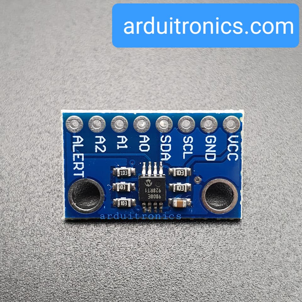 MCP9808 เซนเซอร์อุณหภูมิความละเอียดสูง MCP9808 High Precision I2C Temperature Sensor