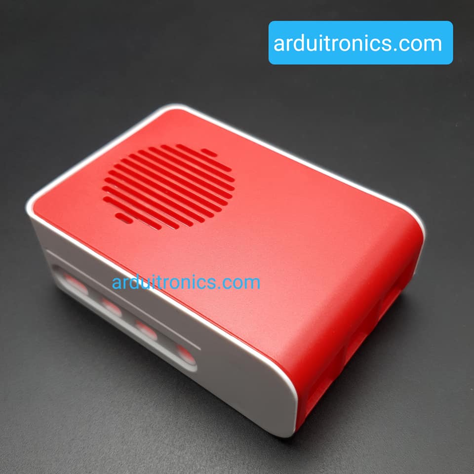 Raspberry Pi 4B Case (Red & White Color) สีแดงขาว