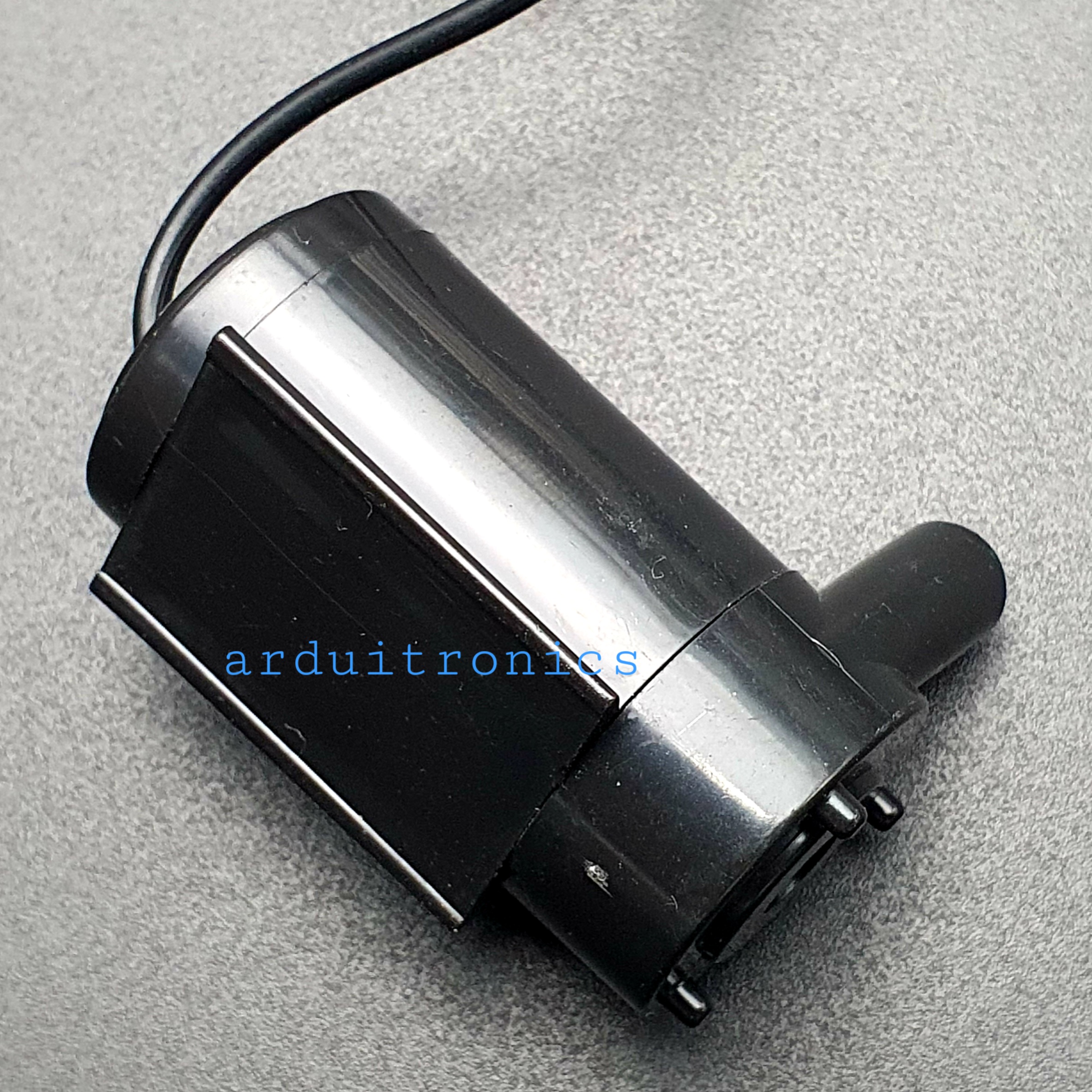 Mini DC Water Pump (DC 3V-5V) ปั๊มน้ำ USB ขนาดเล็ก 3-5V สีดำ แนวนอน