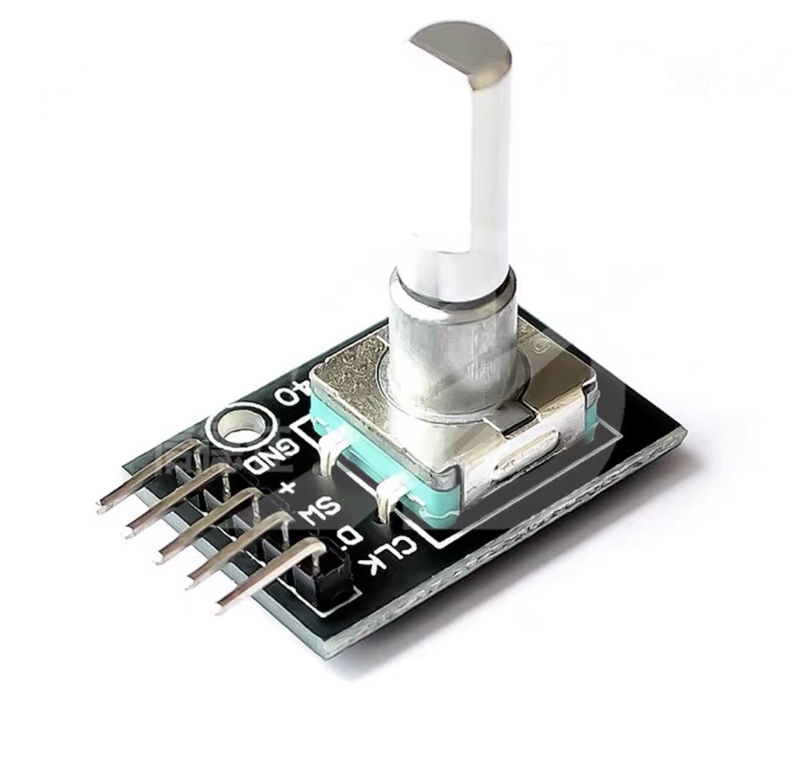 Rotary Encoder Module Brick Sensor 360 องศา KY-040 แบบที่ 2 ไม่มีเกลียว