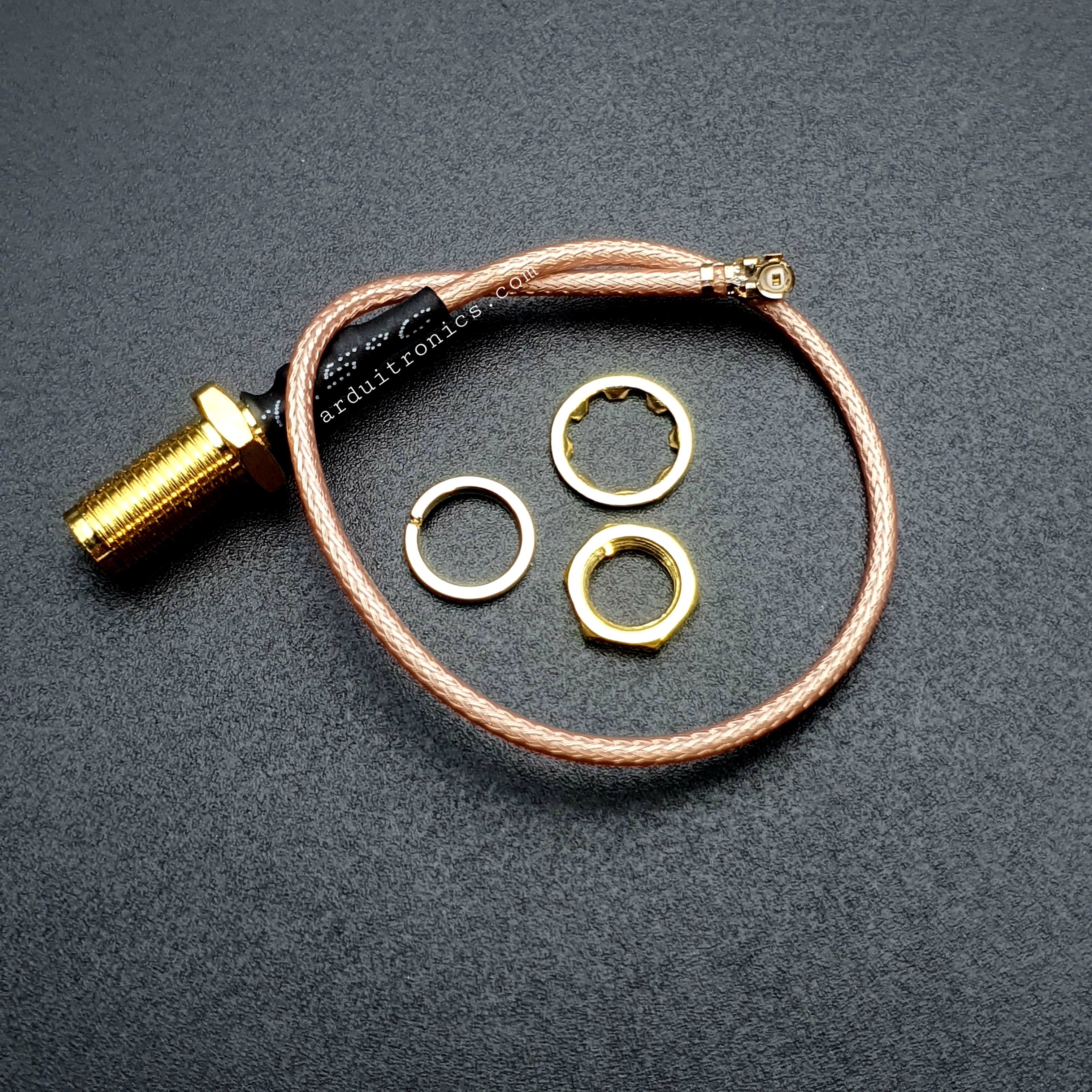 High Quality RF Adapter Cable (SMA to UFL/U.FL/IPX/IPEX) RP-SMA Female Head Outer Screw Inner Needle Size 15 cm