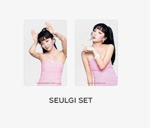 Red Velvet - 2024 SM ARTIST SEASON'S GREETINGS OFFICIAL MD -Clear Photo Card แบบ Seulgi