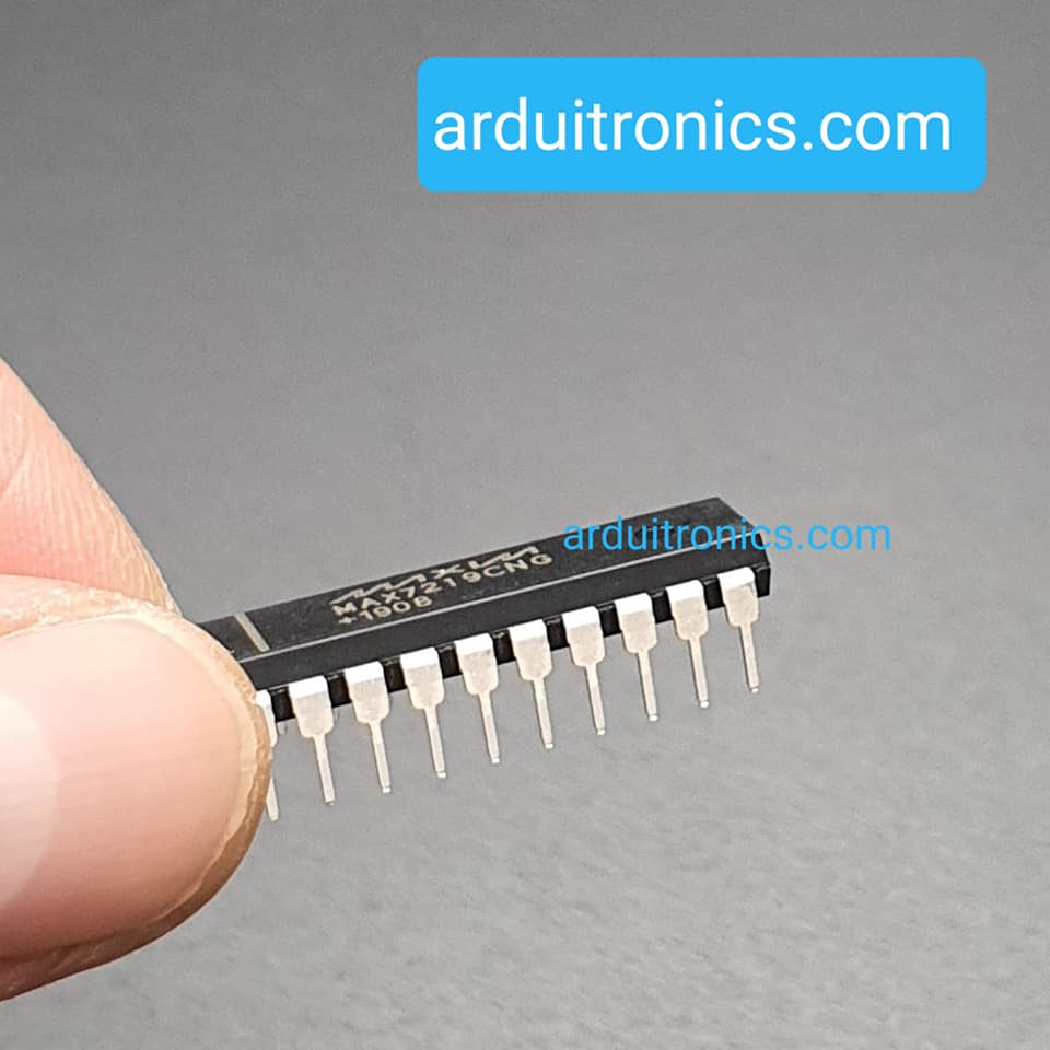 IC MAX7219 สำหรับขับ 7 Segment 8 หลัก MAX7219CNG