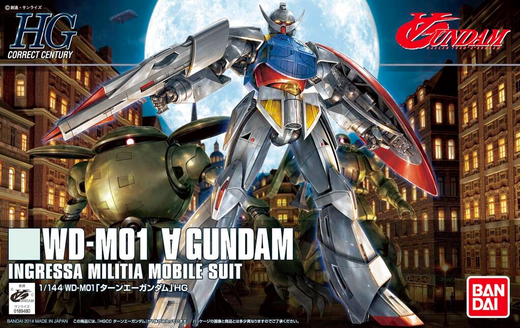 HG 1/144 WD-M01 Turn A Gundam