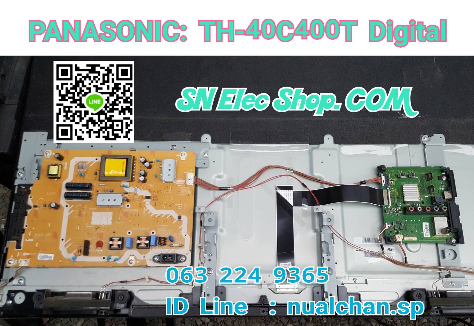 PANASONIC TH-40C400T Digital คีย์กด ชุดรับรีโมท ลำโพง